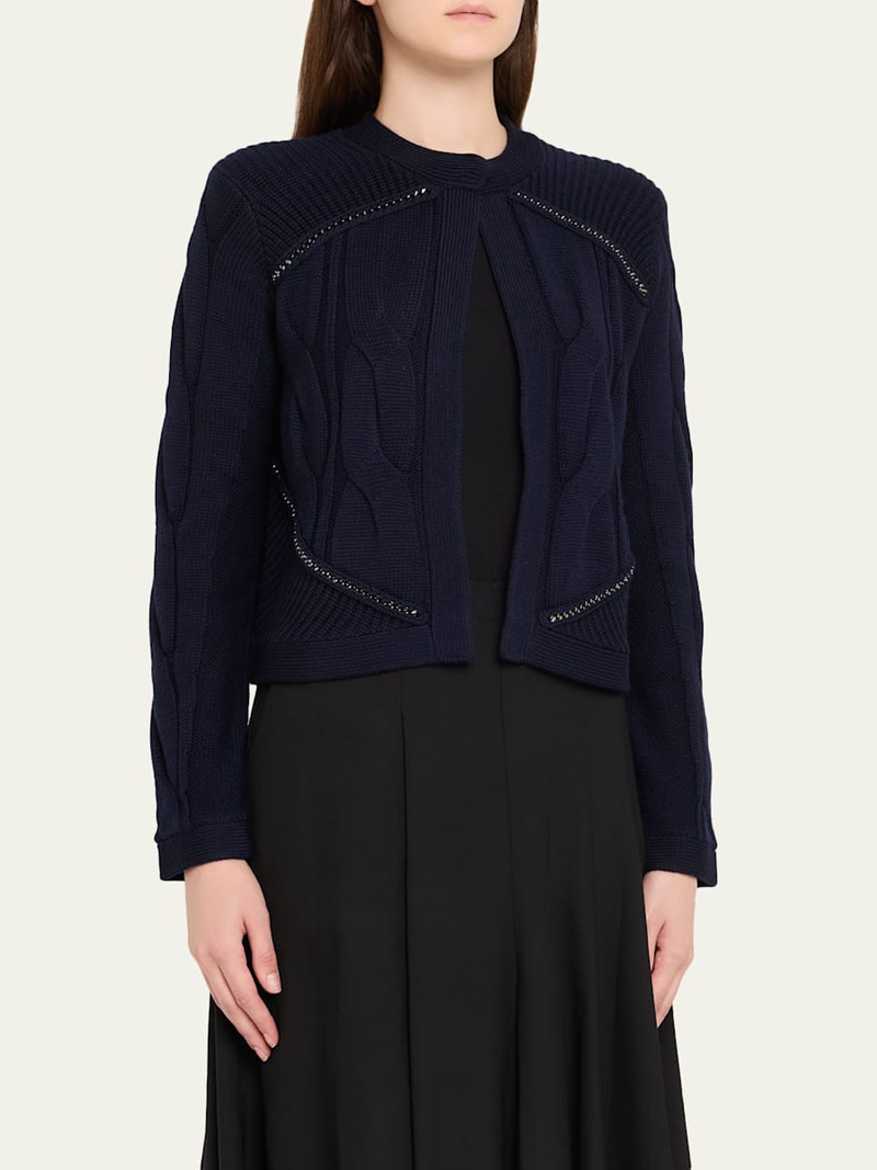 TWP Chain Sweater Jacket outlook