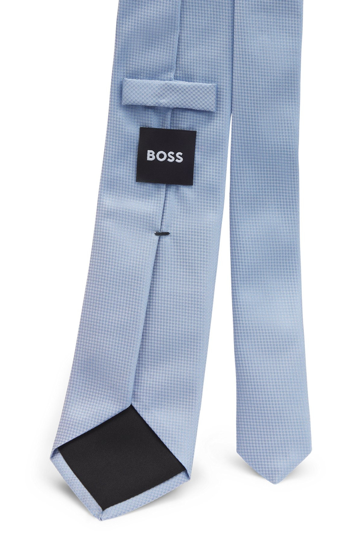 MICRO-PATTERN JACQUARD TIE WITH SILK - 5