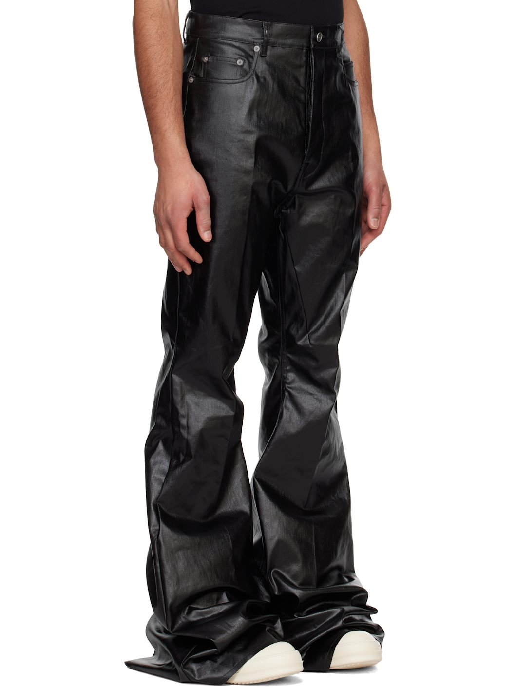 Black Hollywood Bolan Bootcut Jeans - 2