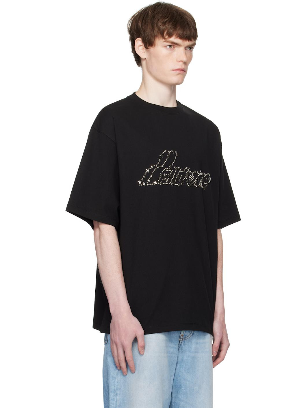Black Pearly 'WE11DONE' Logo T-shirt - 2