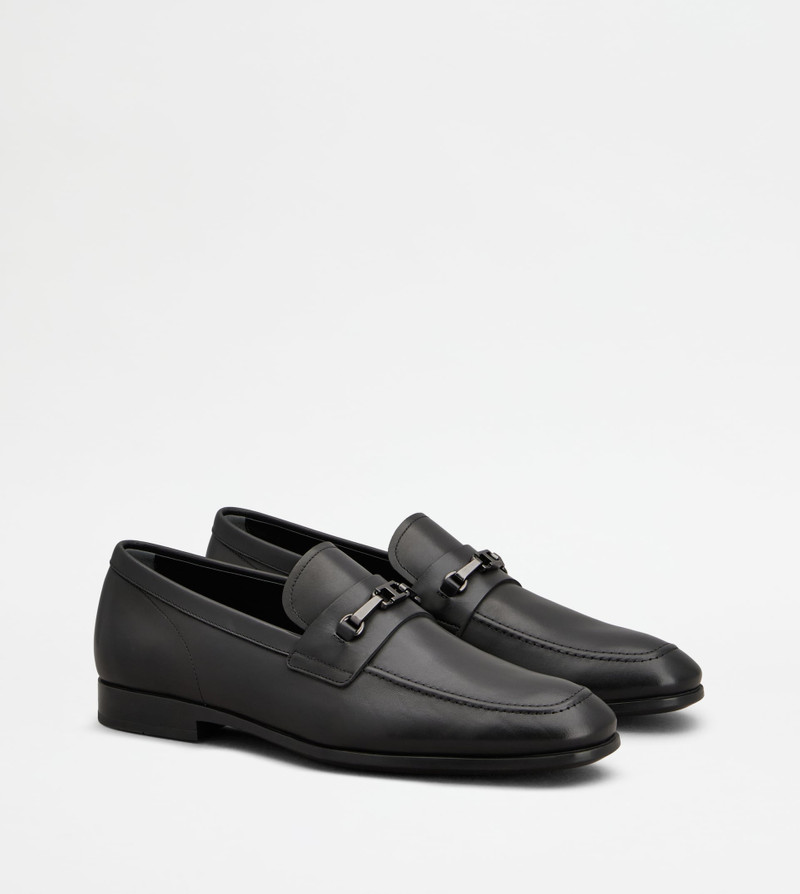 LOAFERS IN LEATHER - BLACK 2