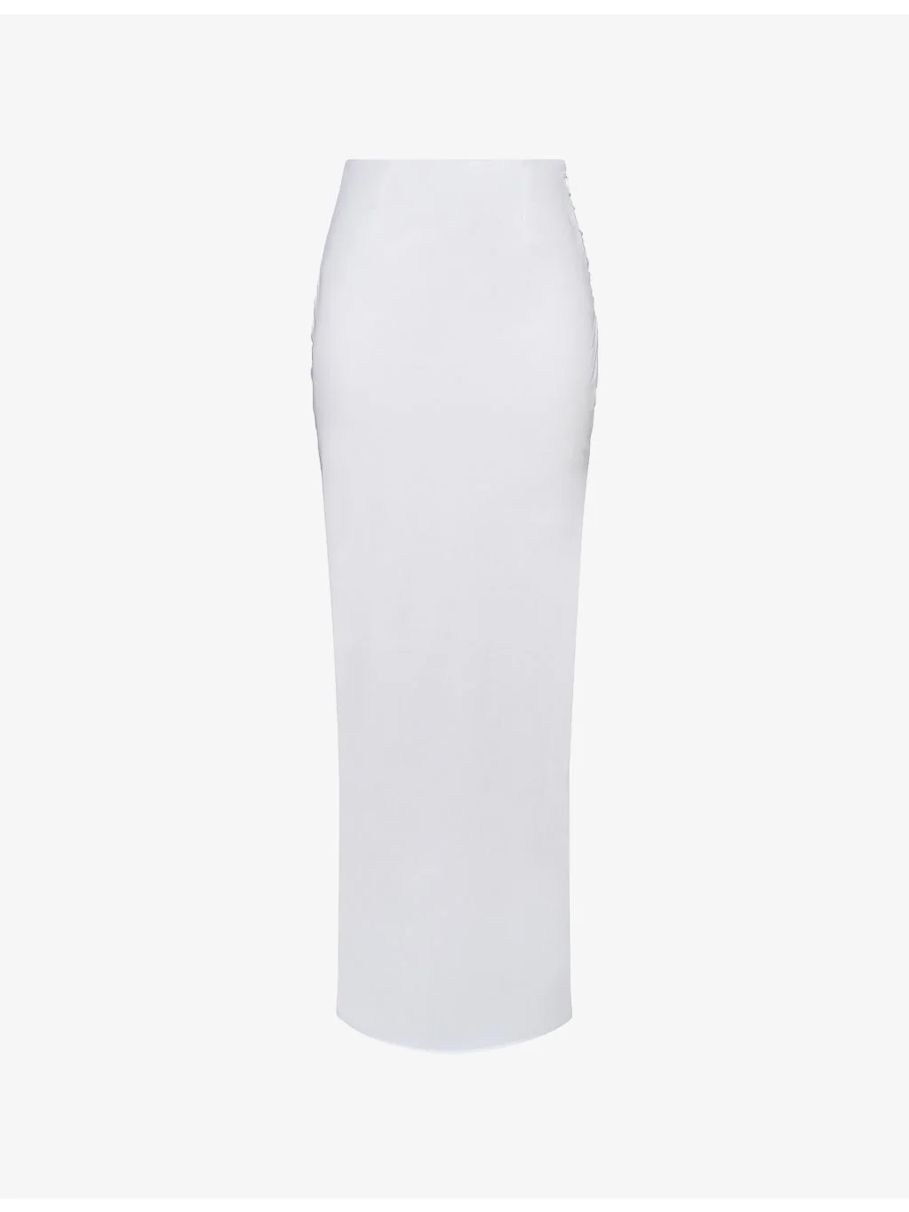 Lyra V-Back Draped Stretch-Cotton Maxi Skirt - 1