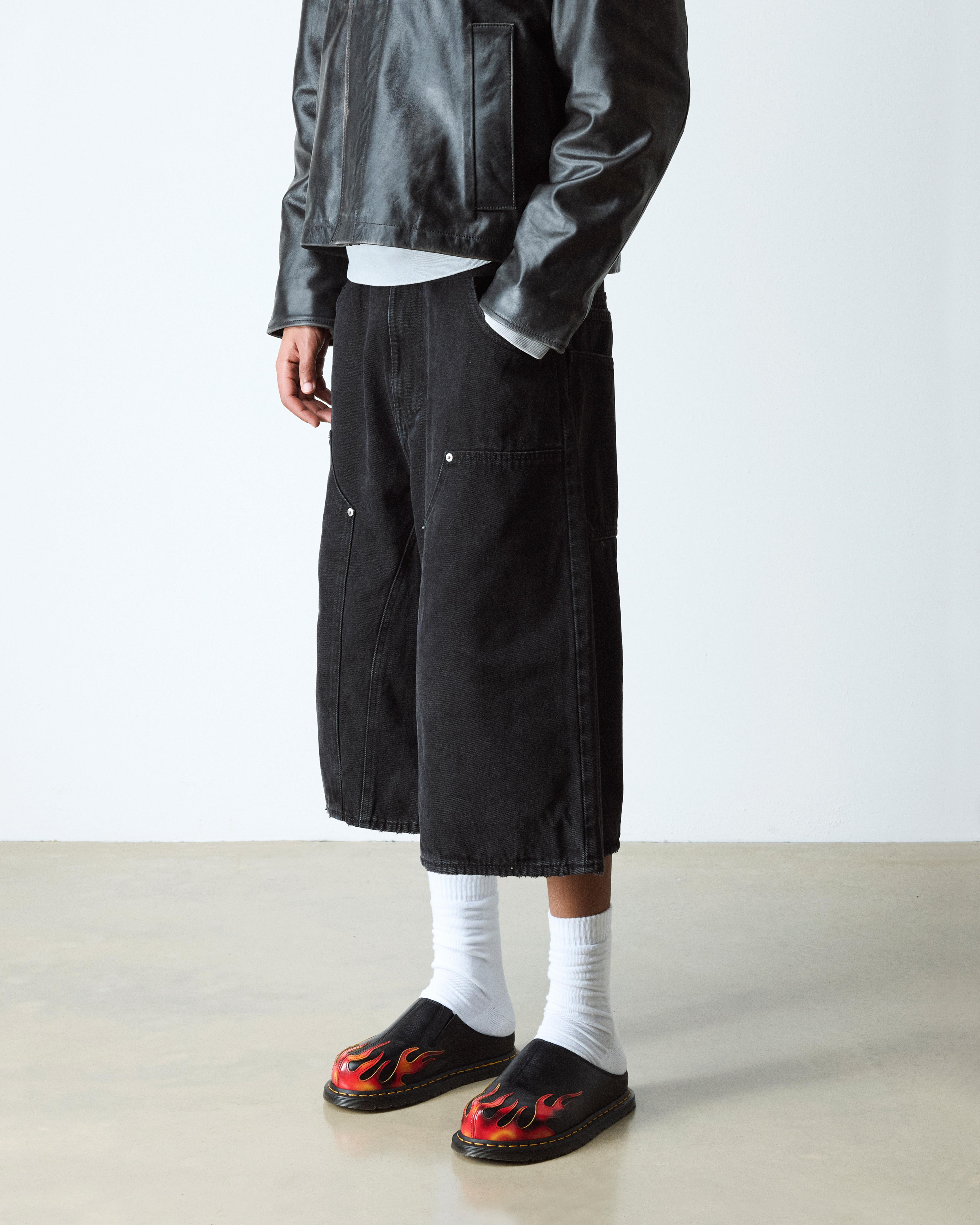 San Flame Leather Mules - 6