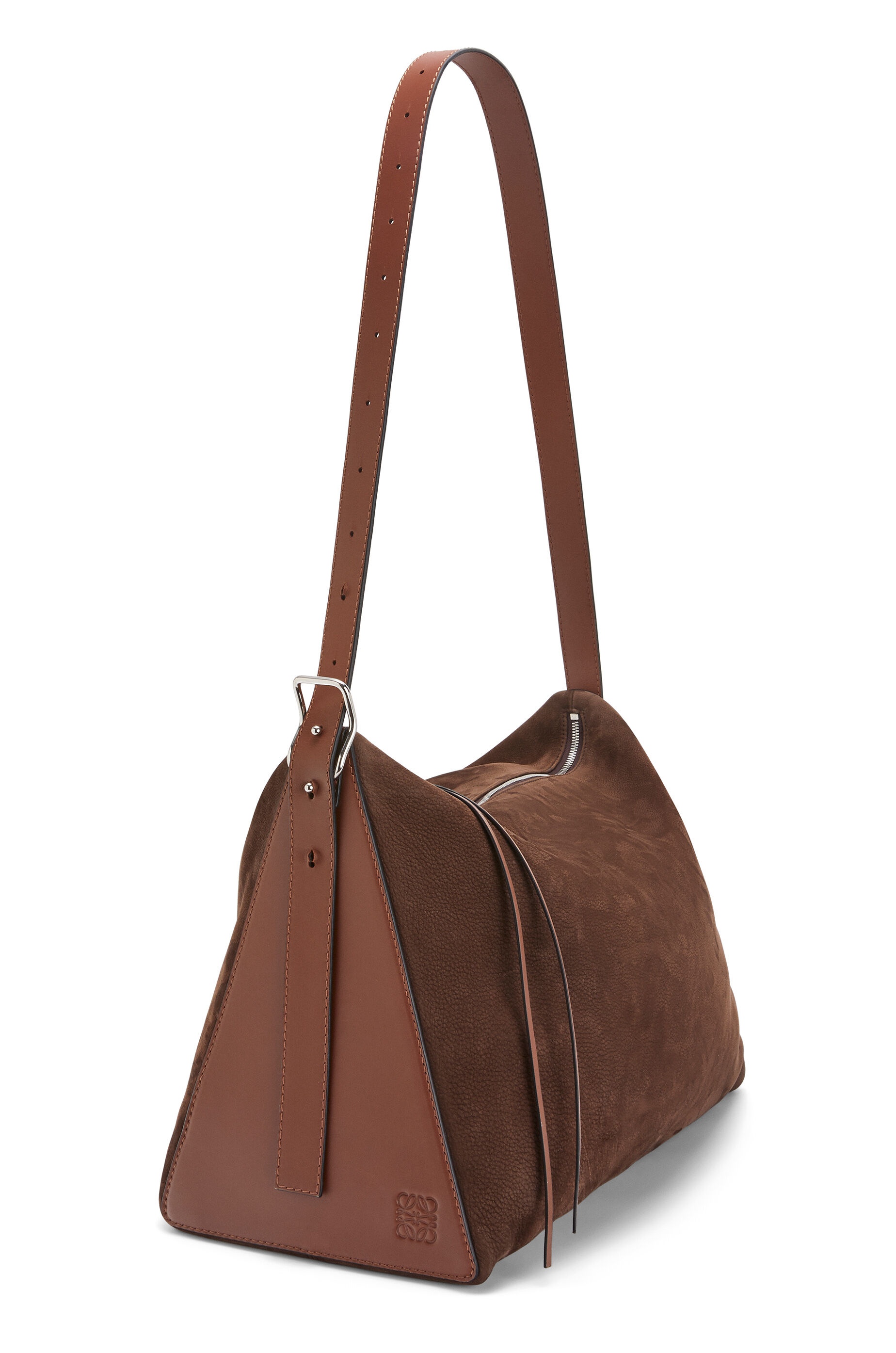 Large Berlingo bag in nubuck and calfskin - 3