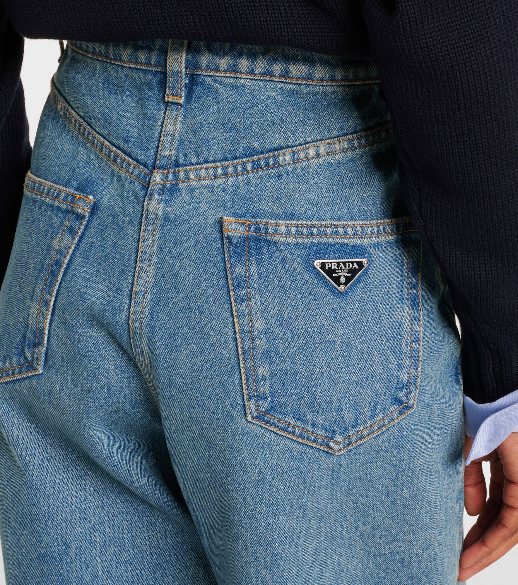 High-rise wide-leg jeans - 6