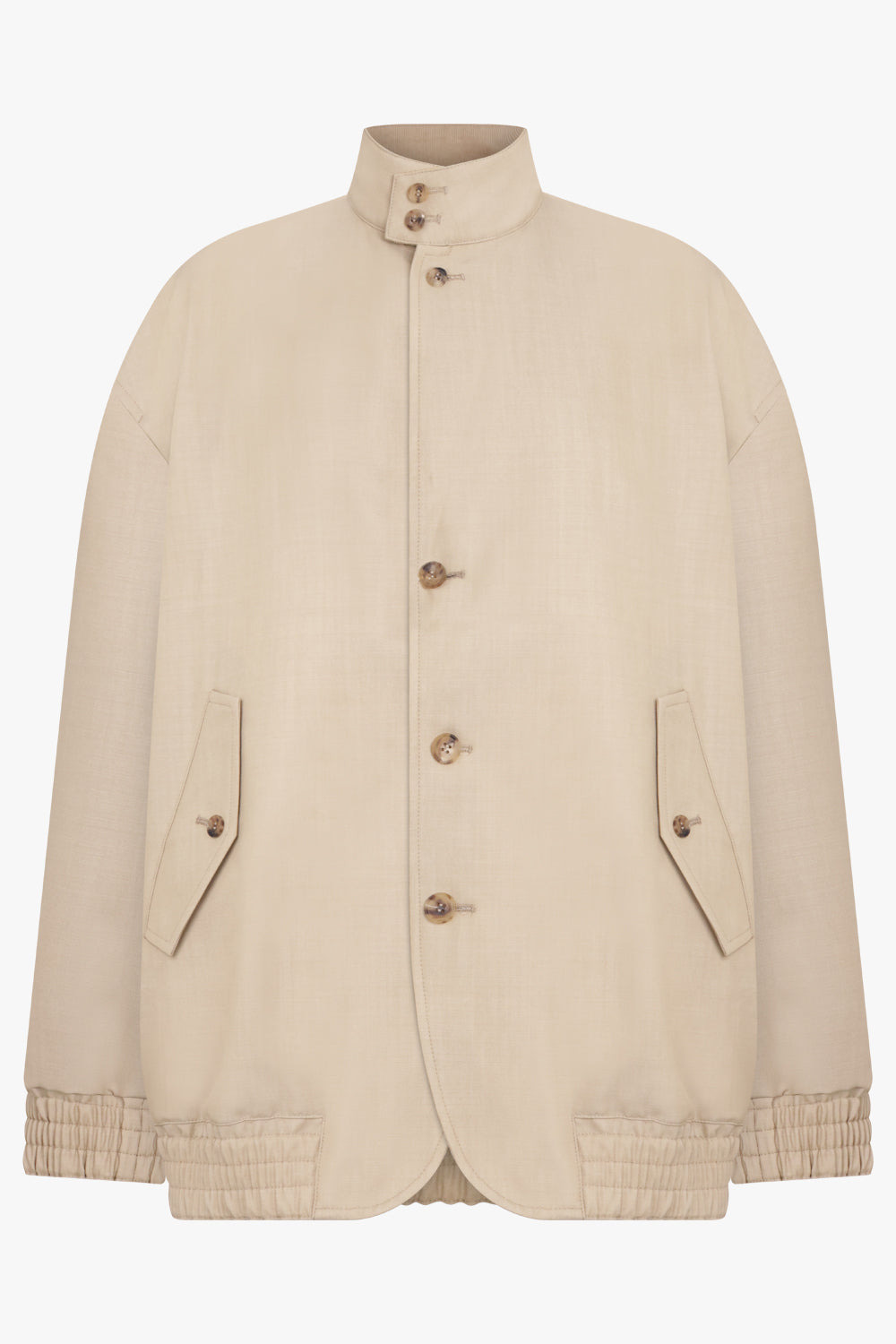MOHAIR TWILL BLAZER | BEIGE - 6