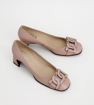 Tod's SLIDE PUMPS IN PATENT LEATHER - PINK outlook