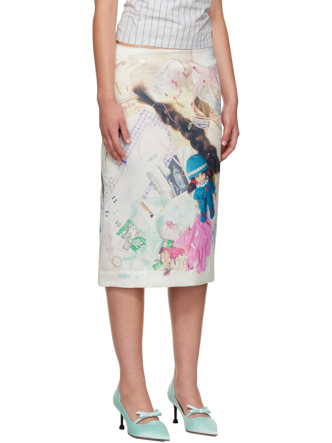 Multicolor Printed Midi Skirt - 2