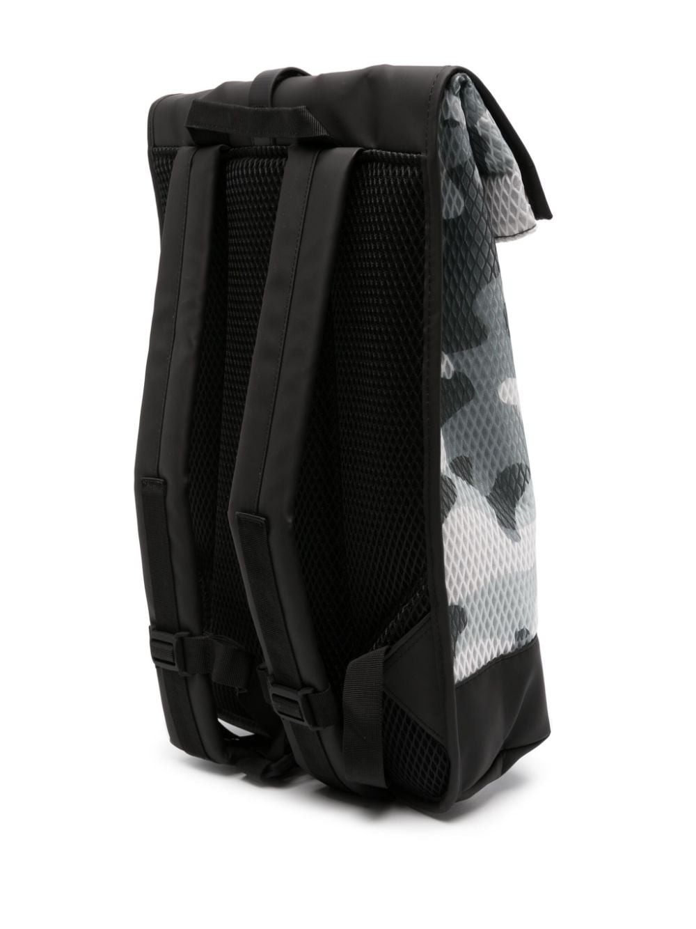 camouflage-print textured backpack - 3
