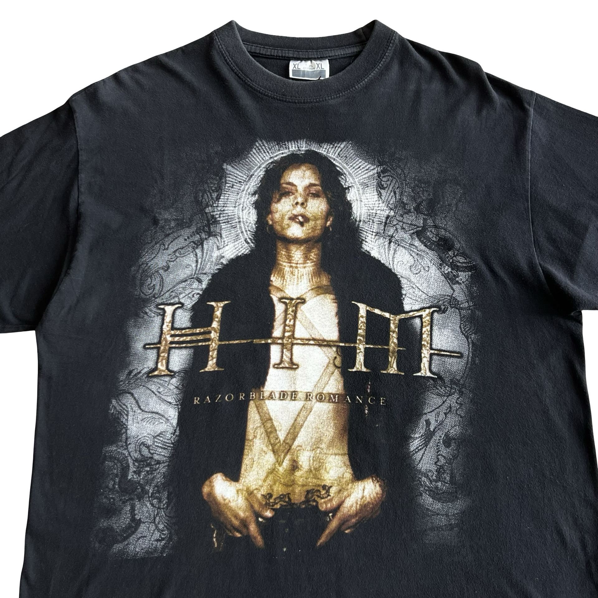 Final Blow - Vintage HIM Razor blade Romance Euro T-Shirt SZ XL - 2