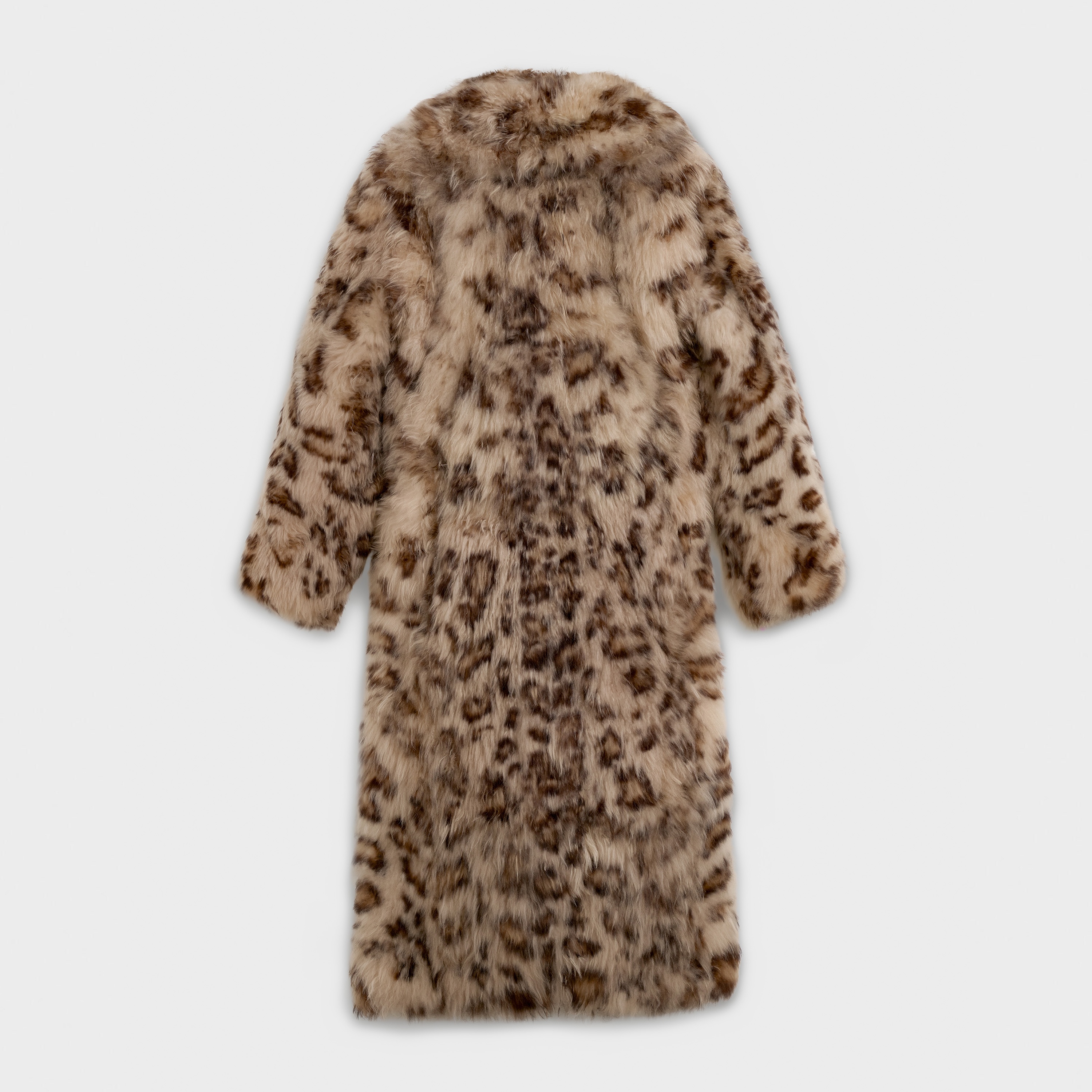 COAT IN PRINTED CASHMERE GOAT - 2