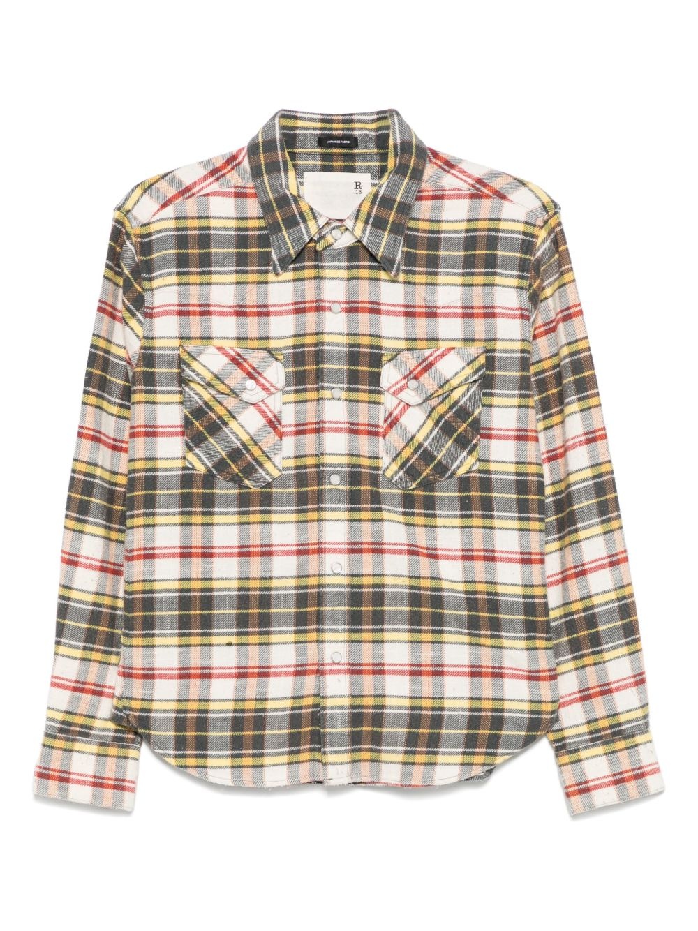 plaid-check shirt - 1