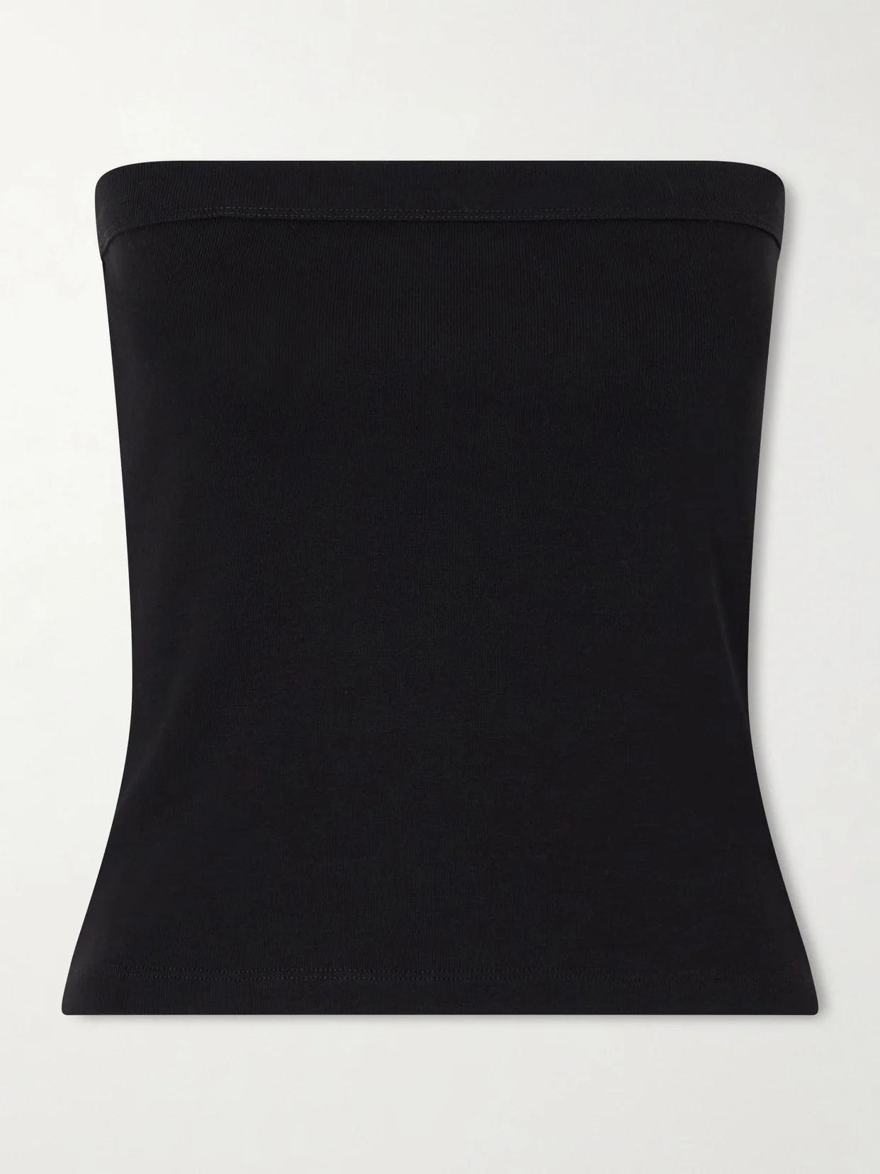 Bes Strapless Organic Cotton-jersey Top - 1