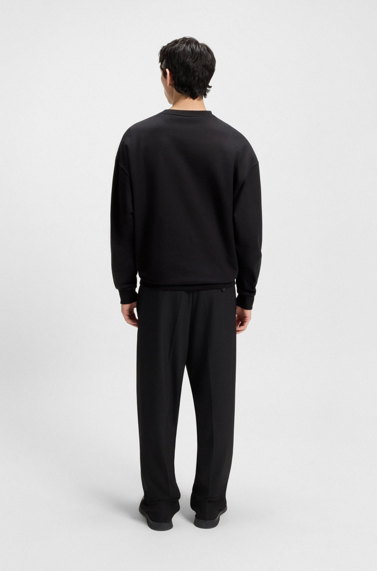 OVERSIZE-FIT SWEATSHIRT IN COTTON TERRY WITH LOGO PRINT - 5