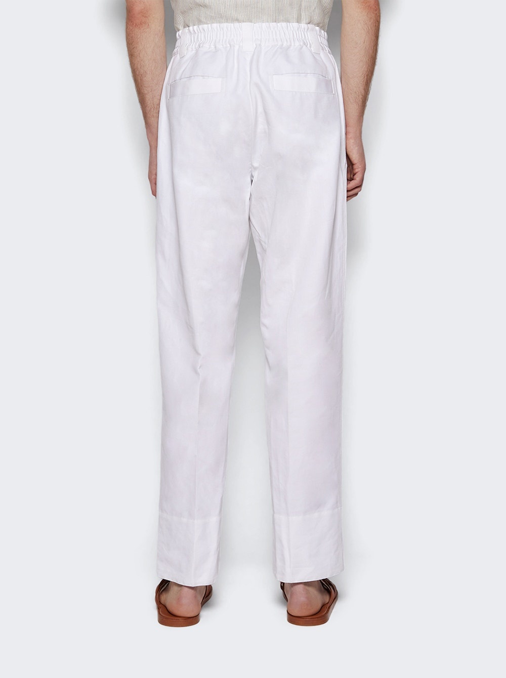 Reinga Cotton Linen Pants Optical White - 5