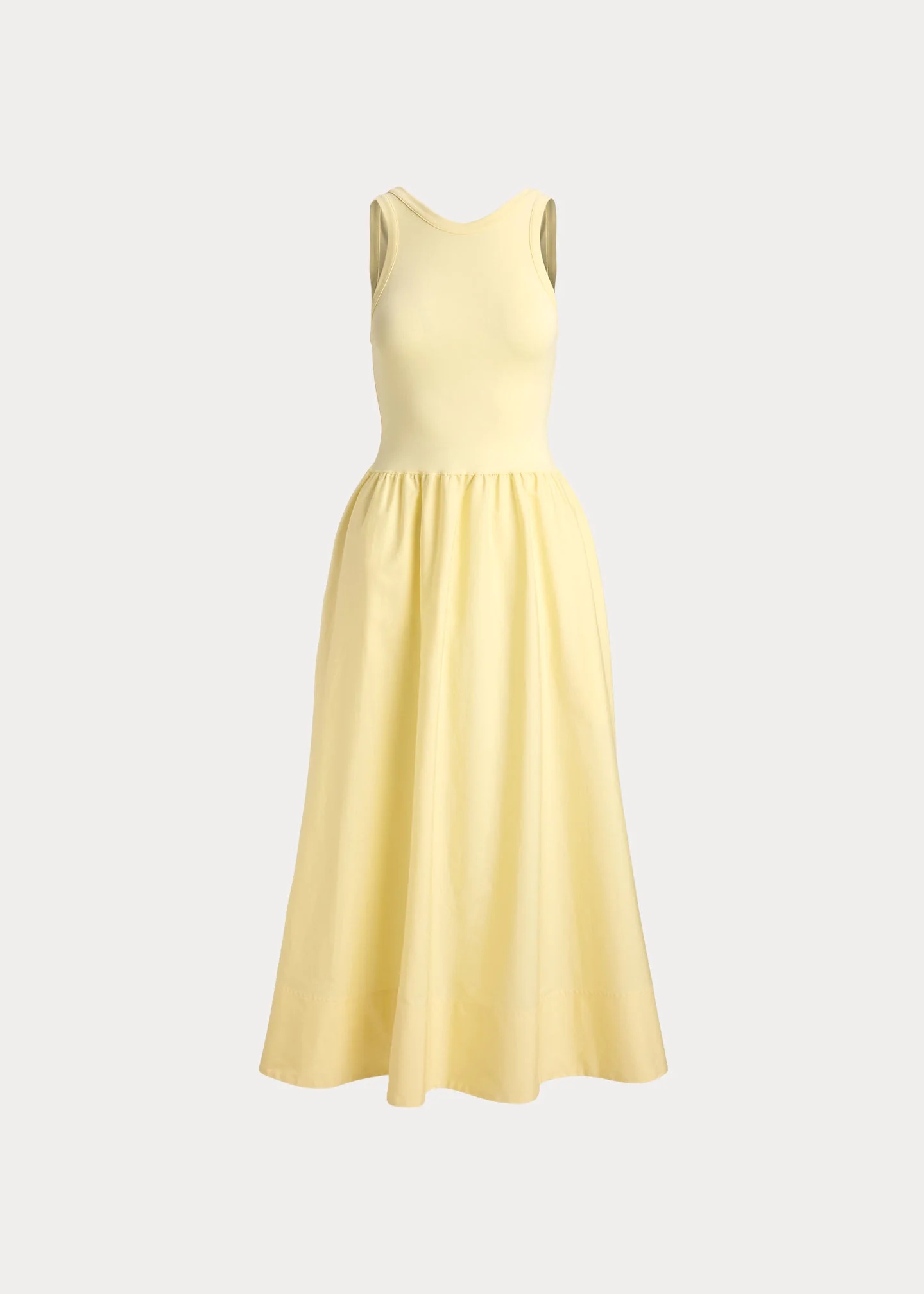 Ponte-Bodice Sleeveless Dress - 1