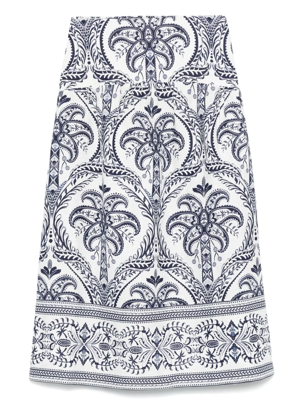 tropical cameo maxi skirt - 1