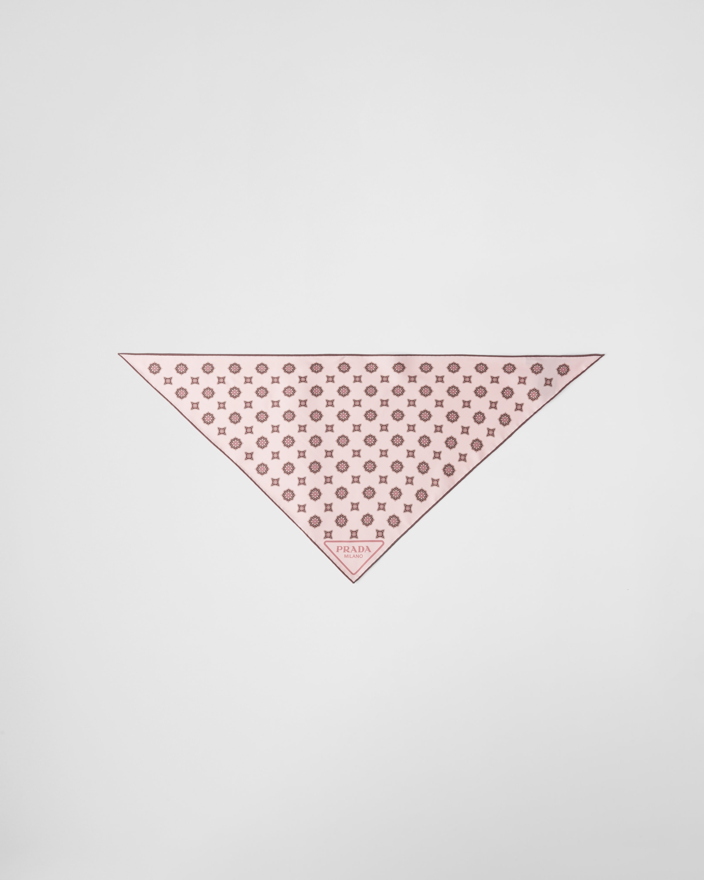 Printed silk twill scarf - 3