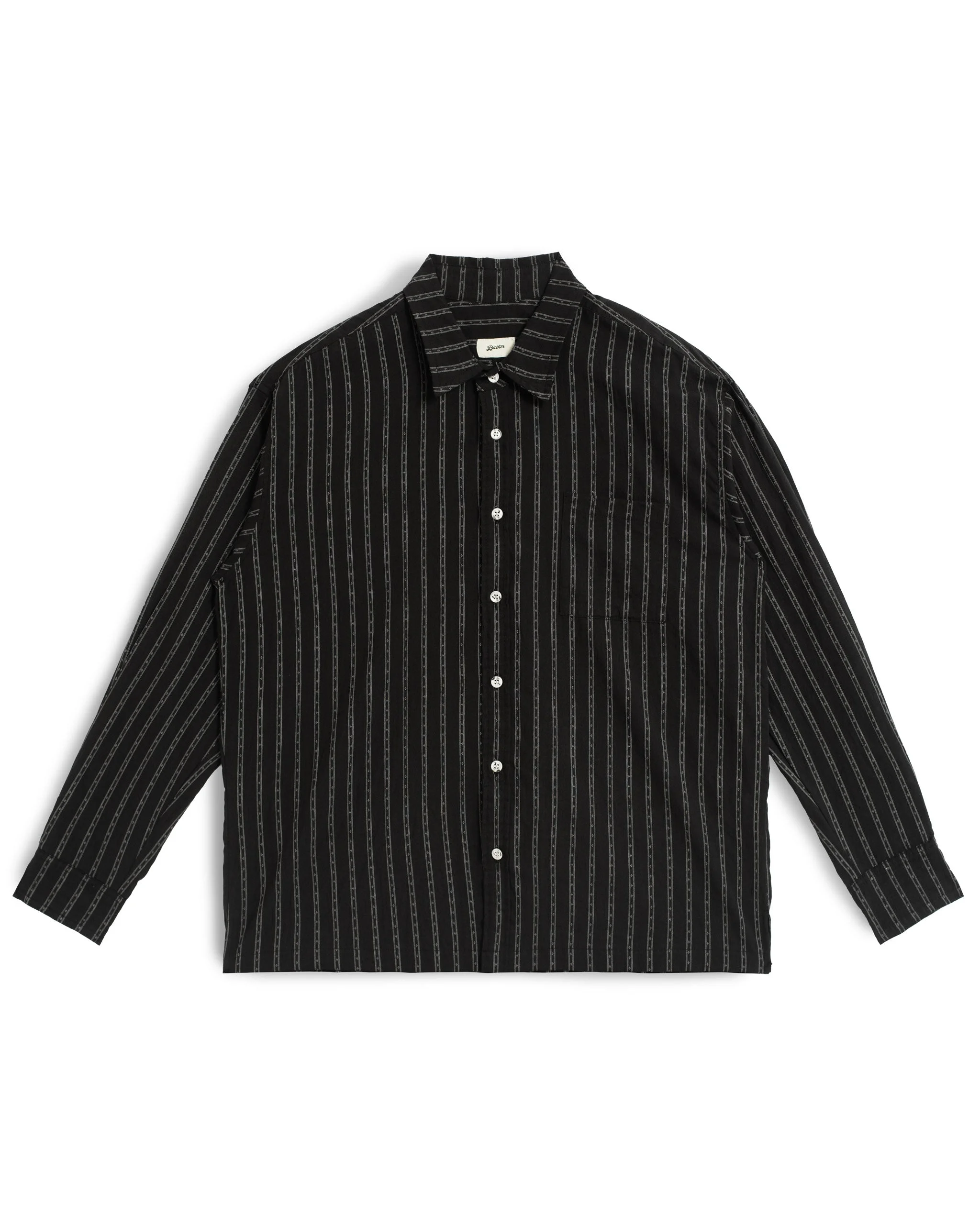 Black Dobby Leisure Shirt - 1