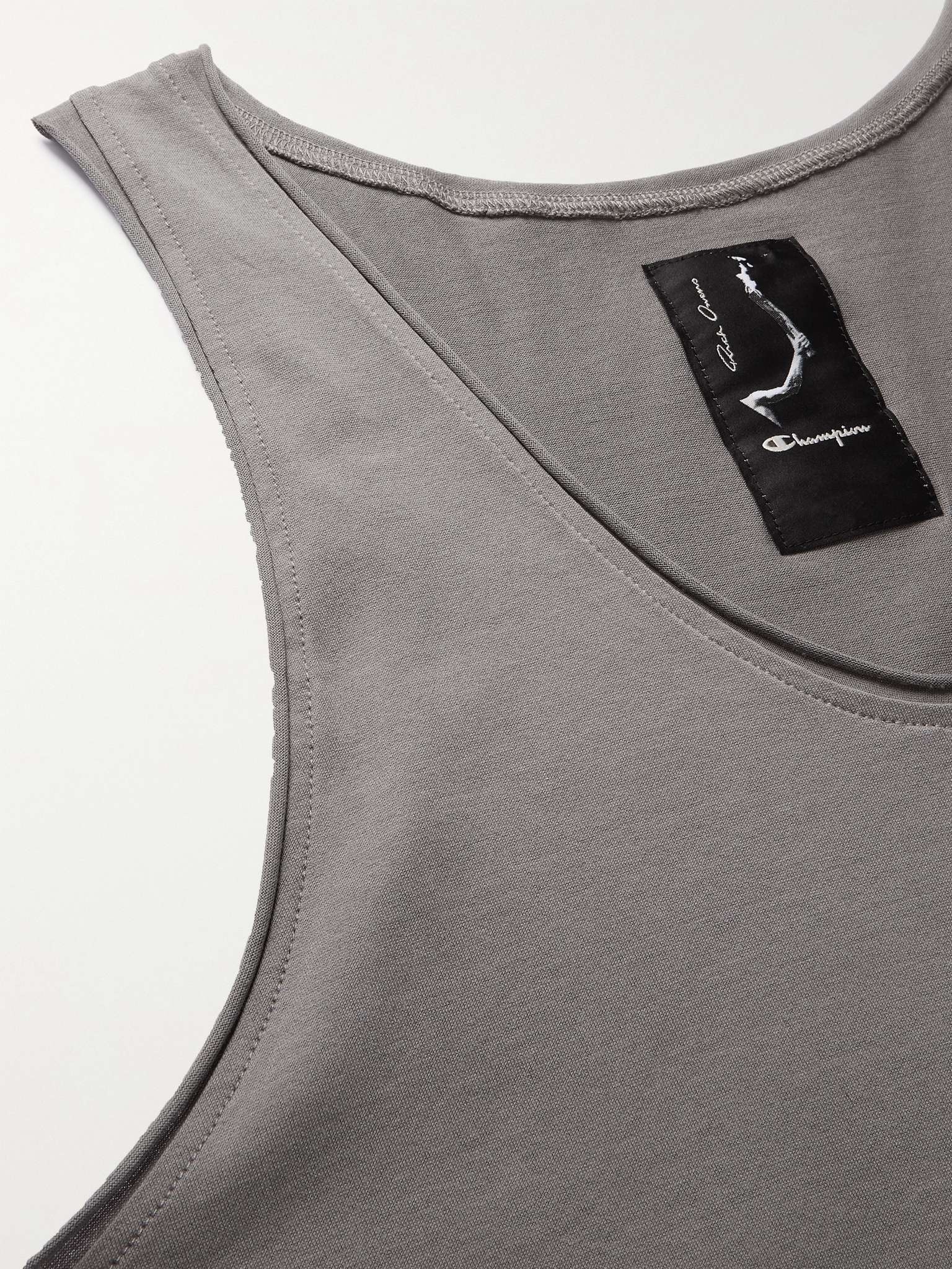 + Champion Logo-Embroidered Cotton-Jersey Tank Top - 5