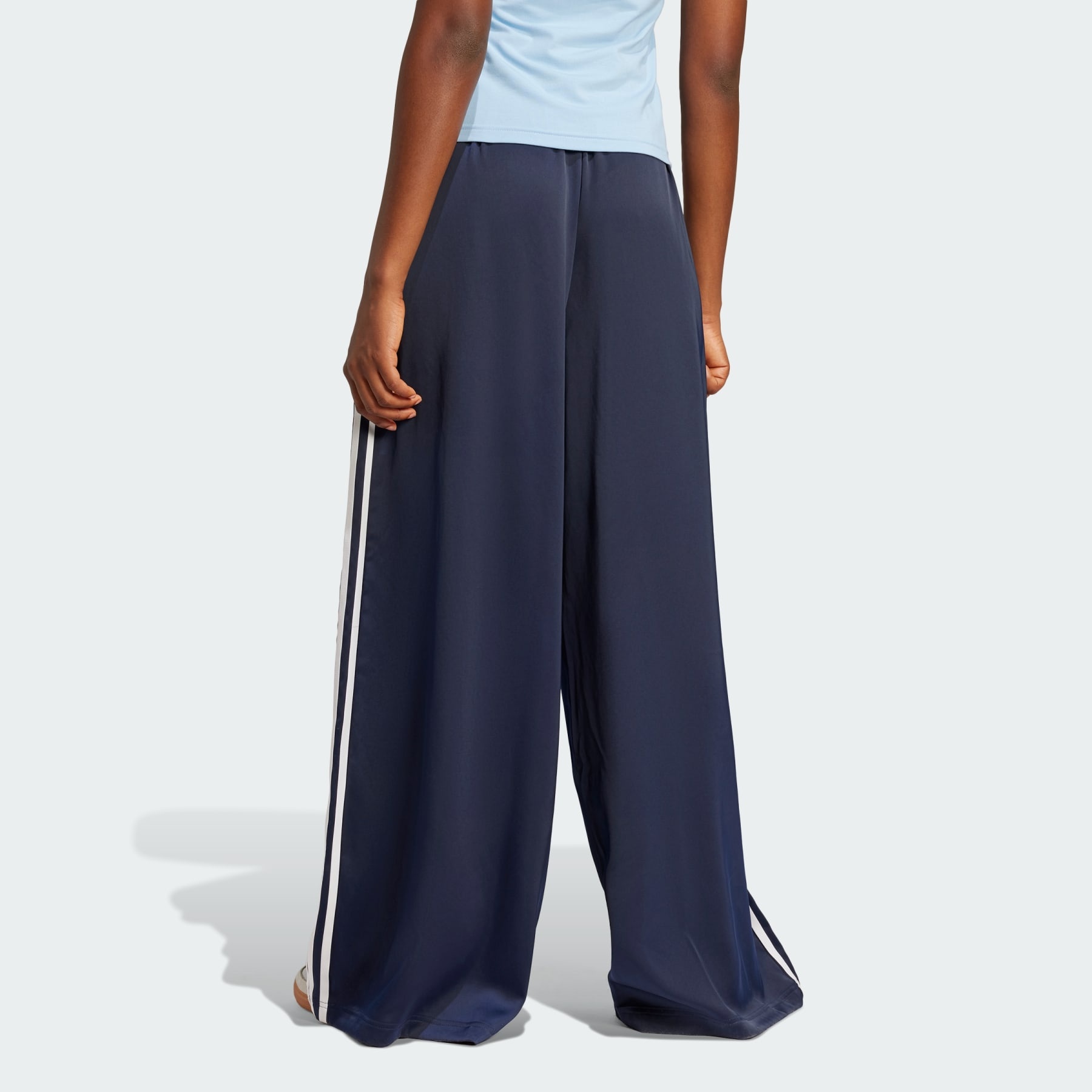 Adicolor Satin Wide Leg Track Pants - 3
