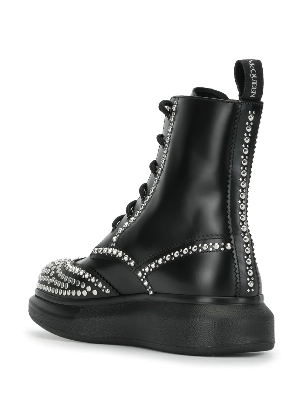 rockstud combat boots - 3