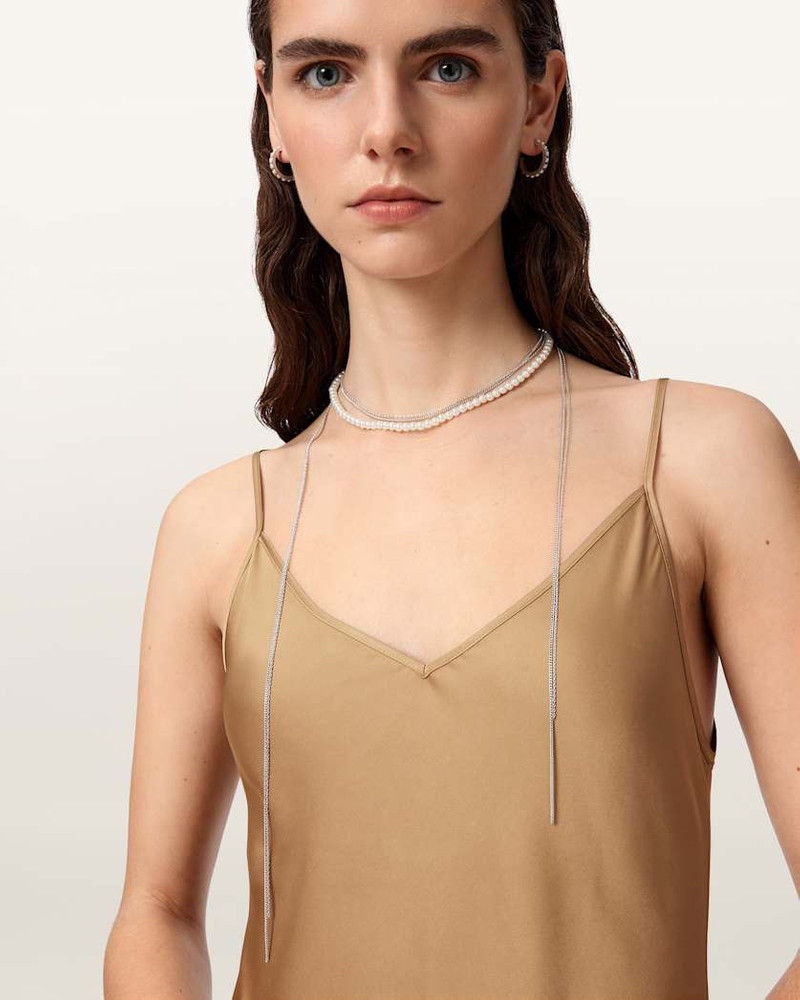 ALLSAINTS NELLIE CARABINER CHAIN NECKLACE outlook