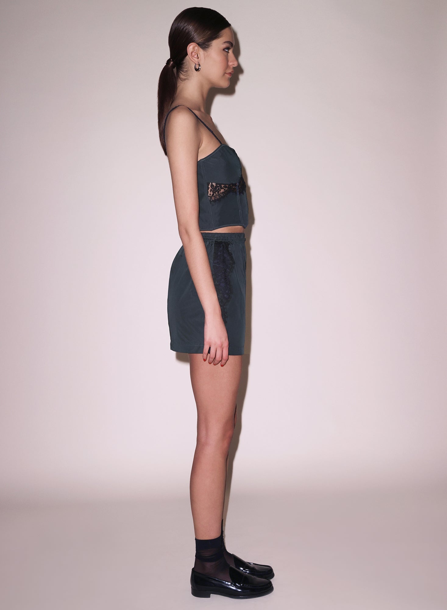 Nylon Mini Skirt - 6