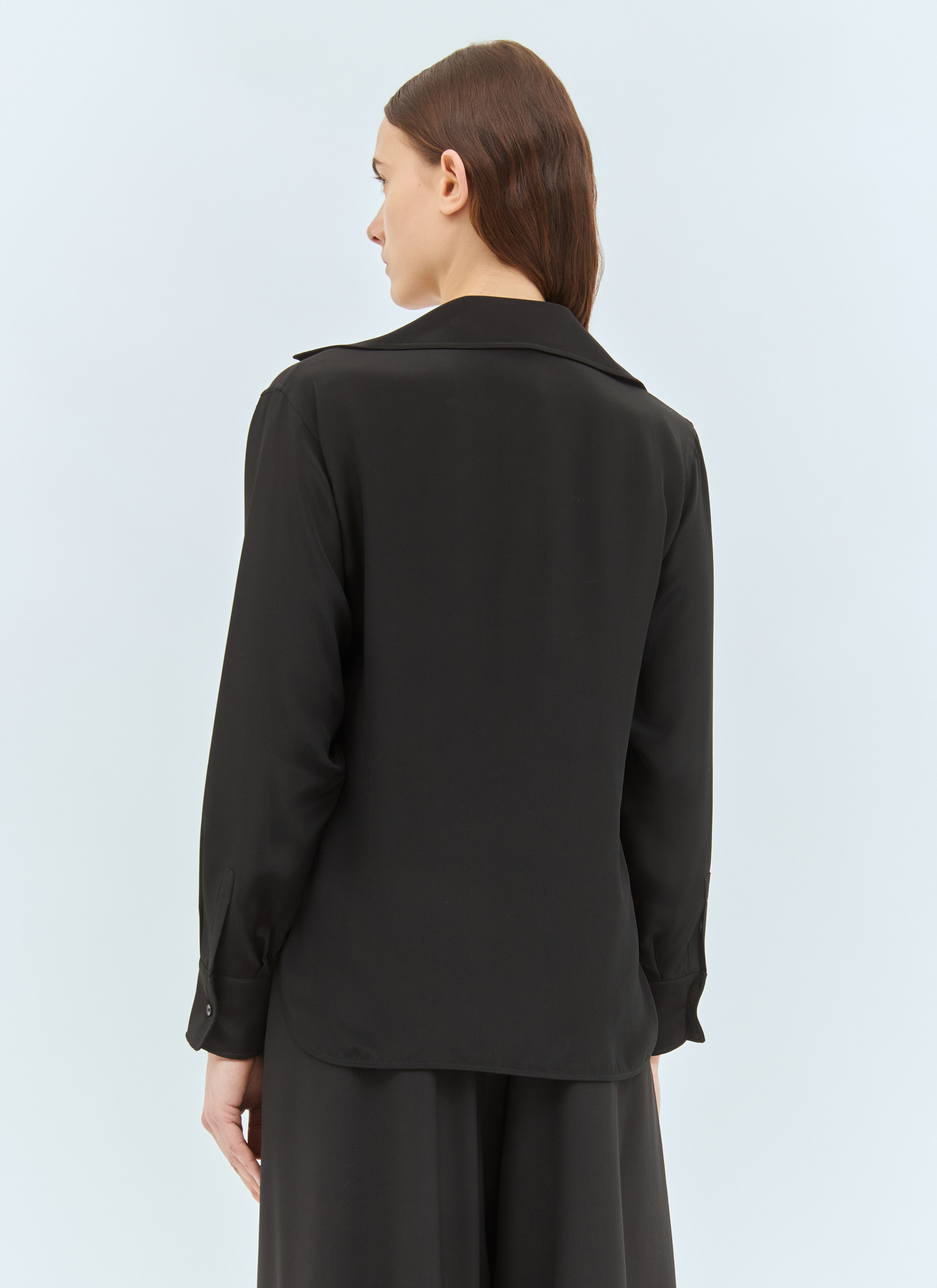 Silk Crêpe de Chine Shirt - 5