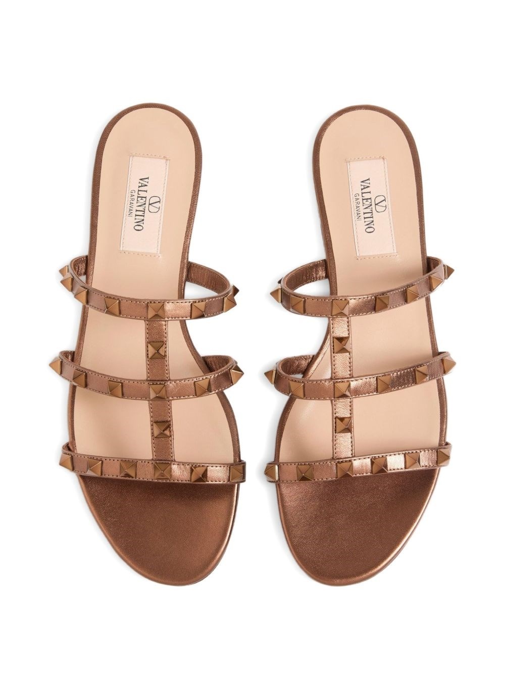Rockstu leather flat sandals - 6