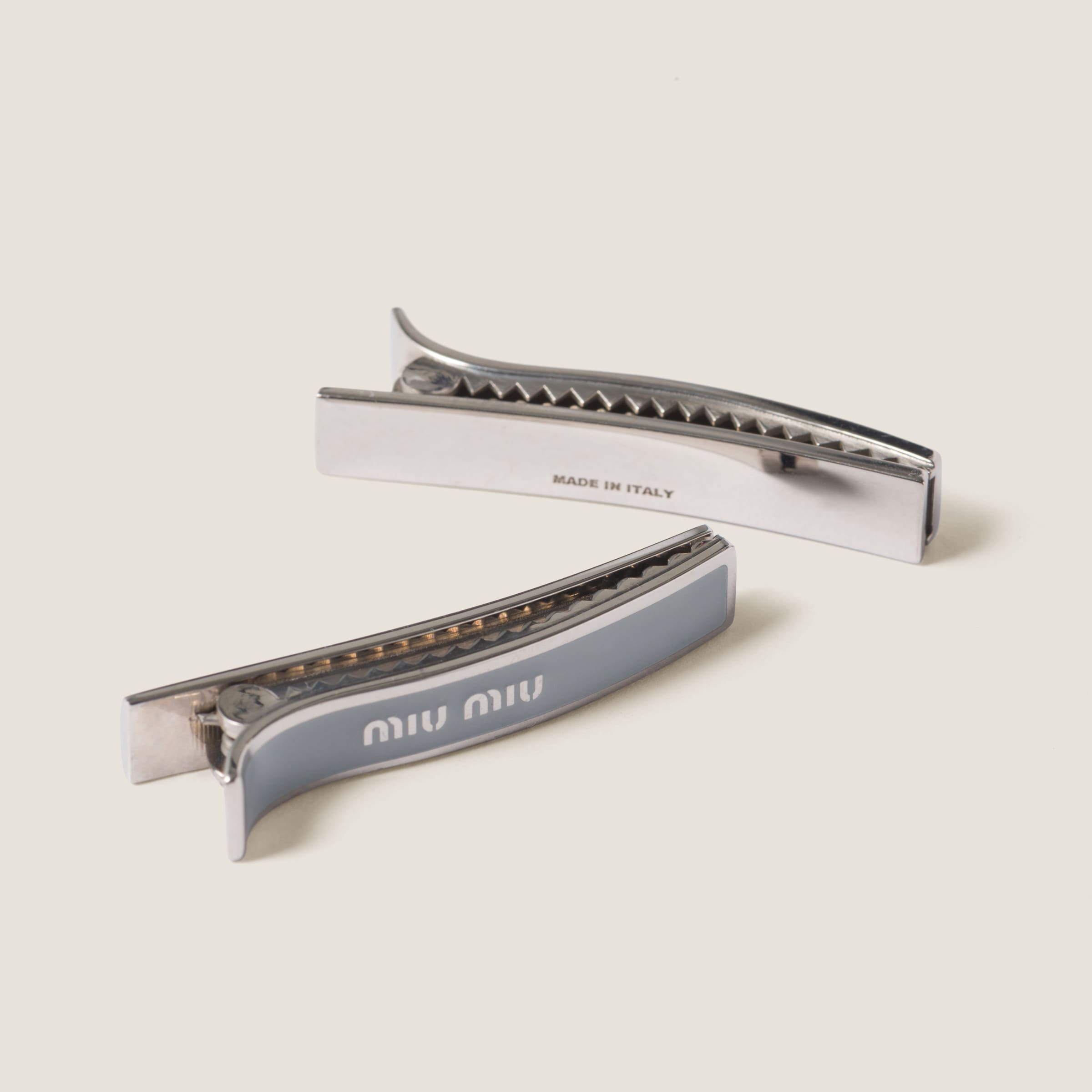 Enameled metal hair clips 3