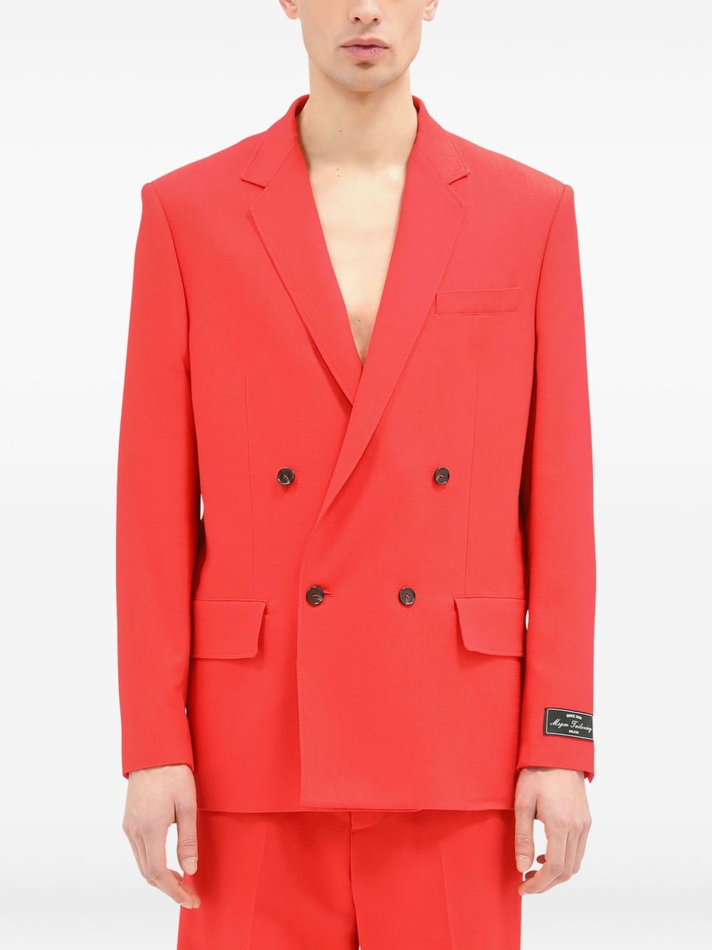 double-breasted blazer - 2