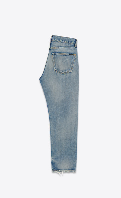 SAINT LAURENT mick jeans in charlotte blue denim outlook