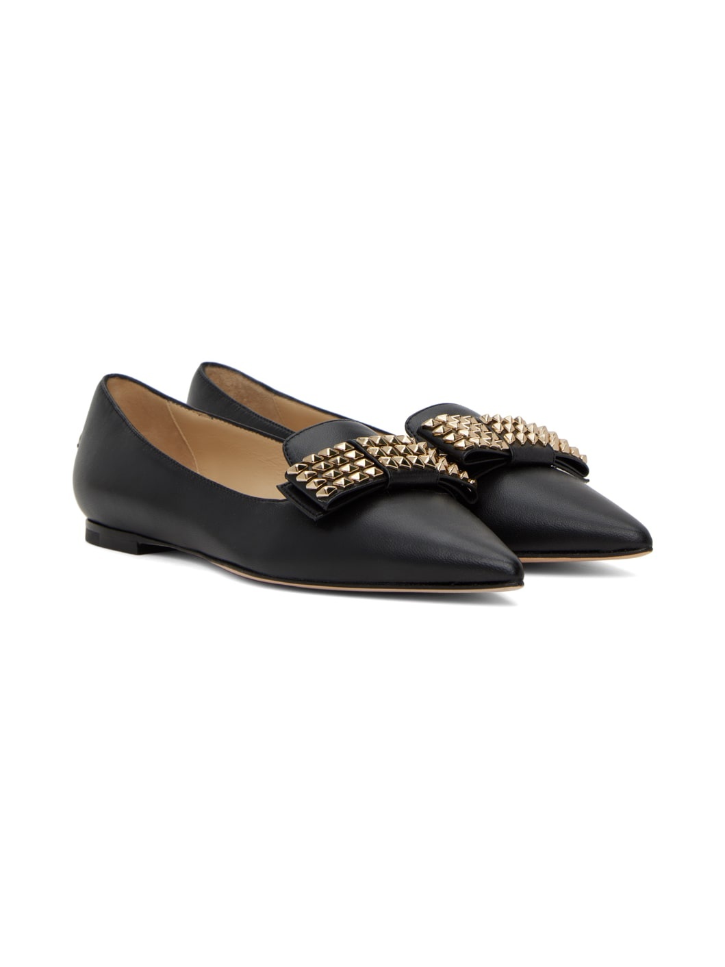 Black Gala Ballerina Flats - 4