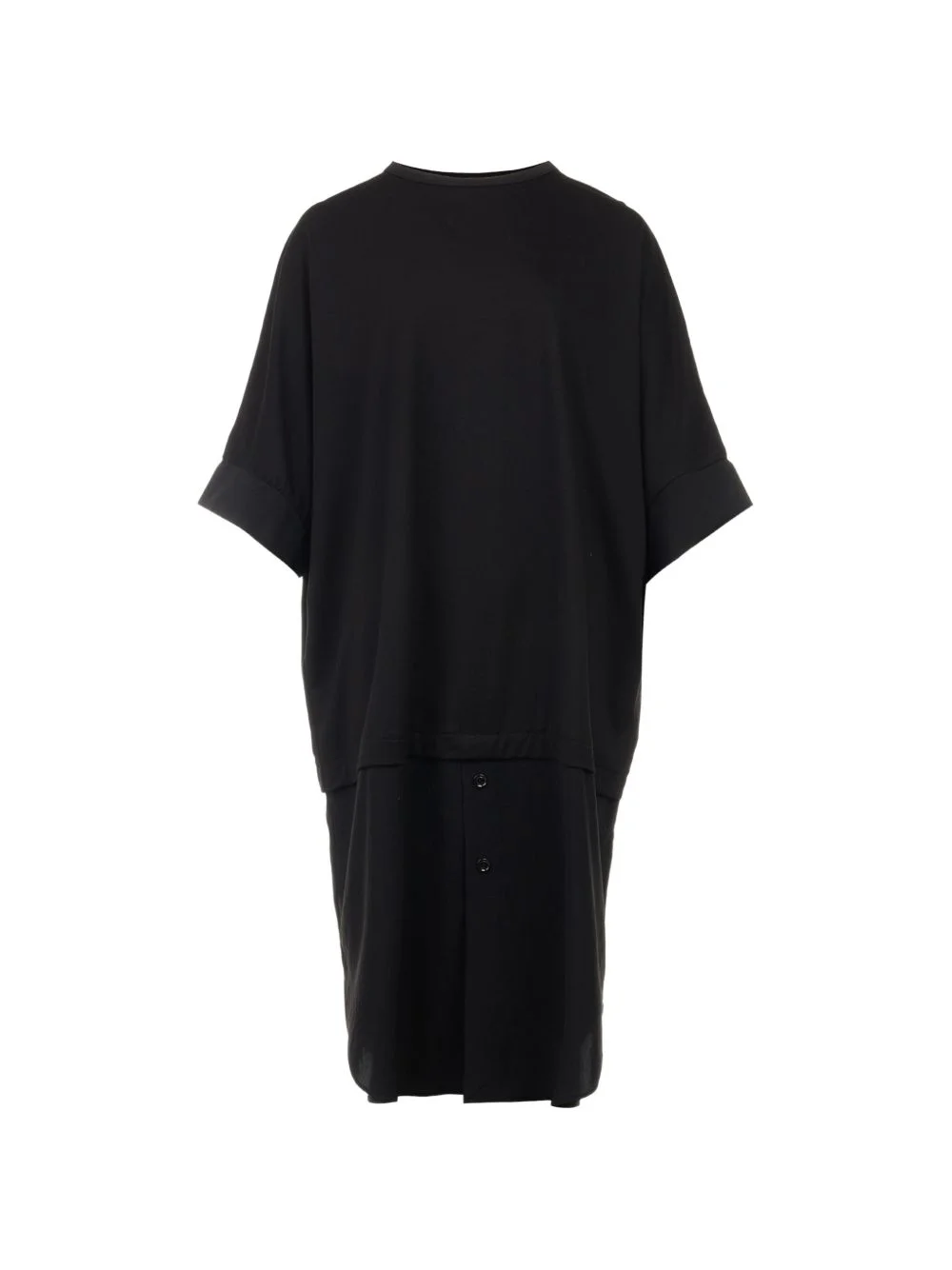 crew-neck midi dress - 1
