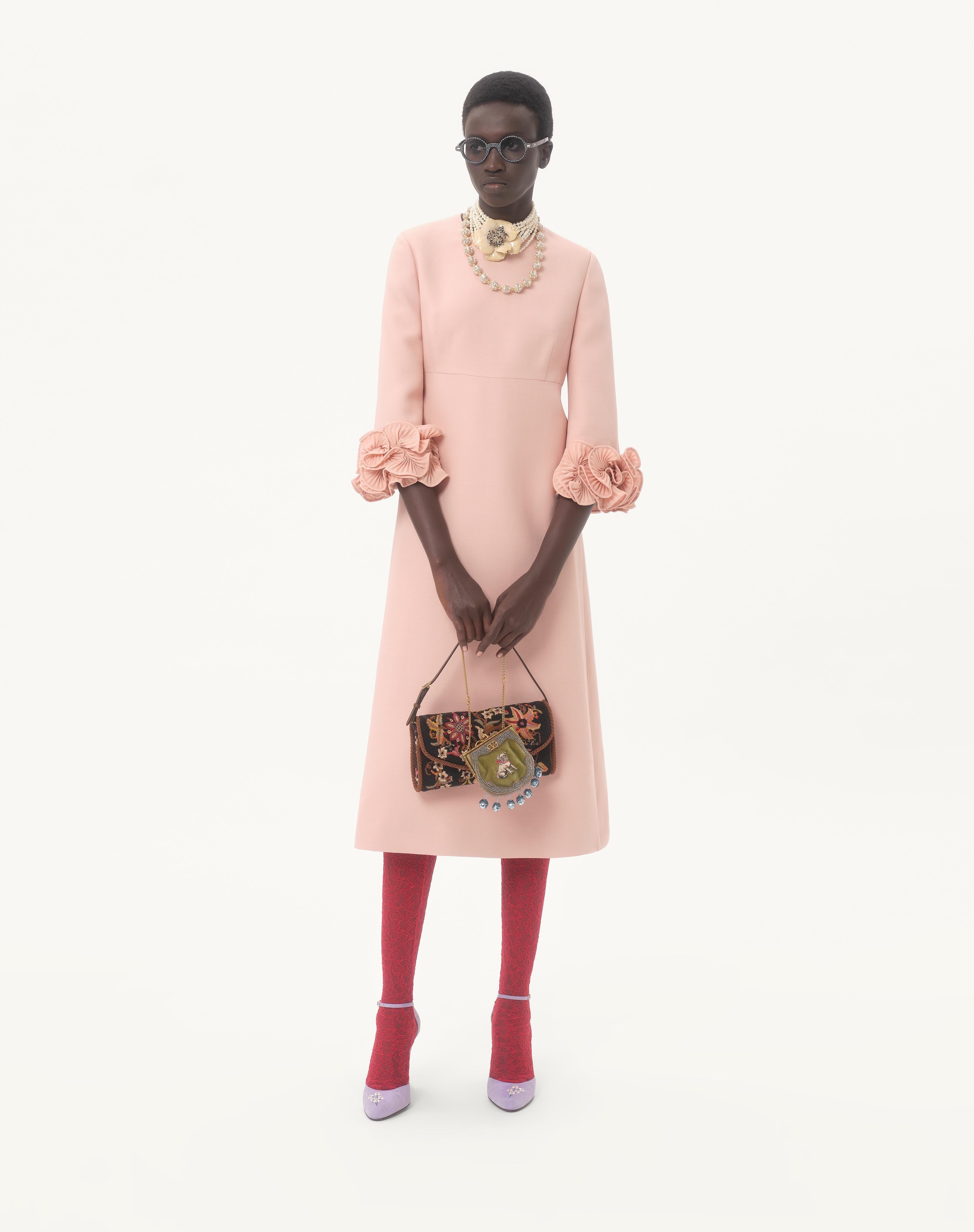 CREPE COUTURE MIDI DRESS - 2