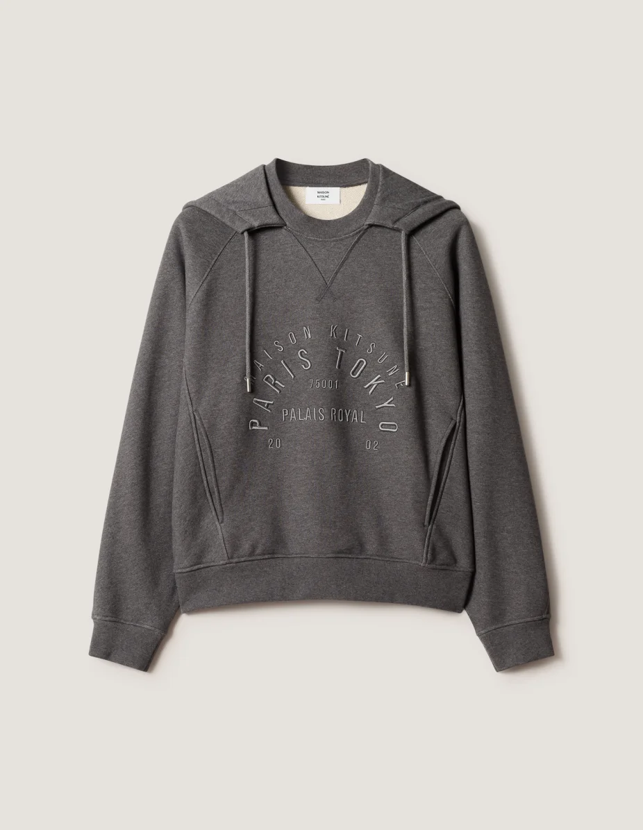 COLLEGE OPEN POCKET HOODIE - 1