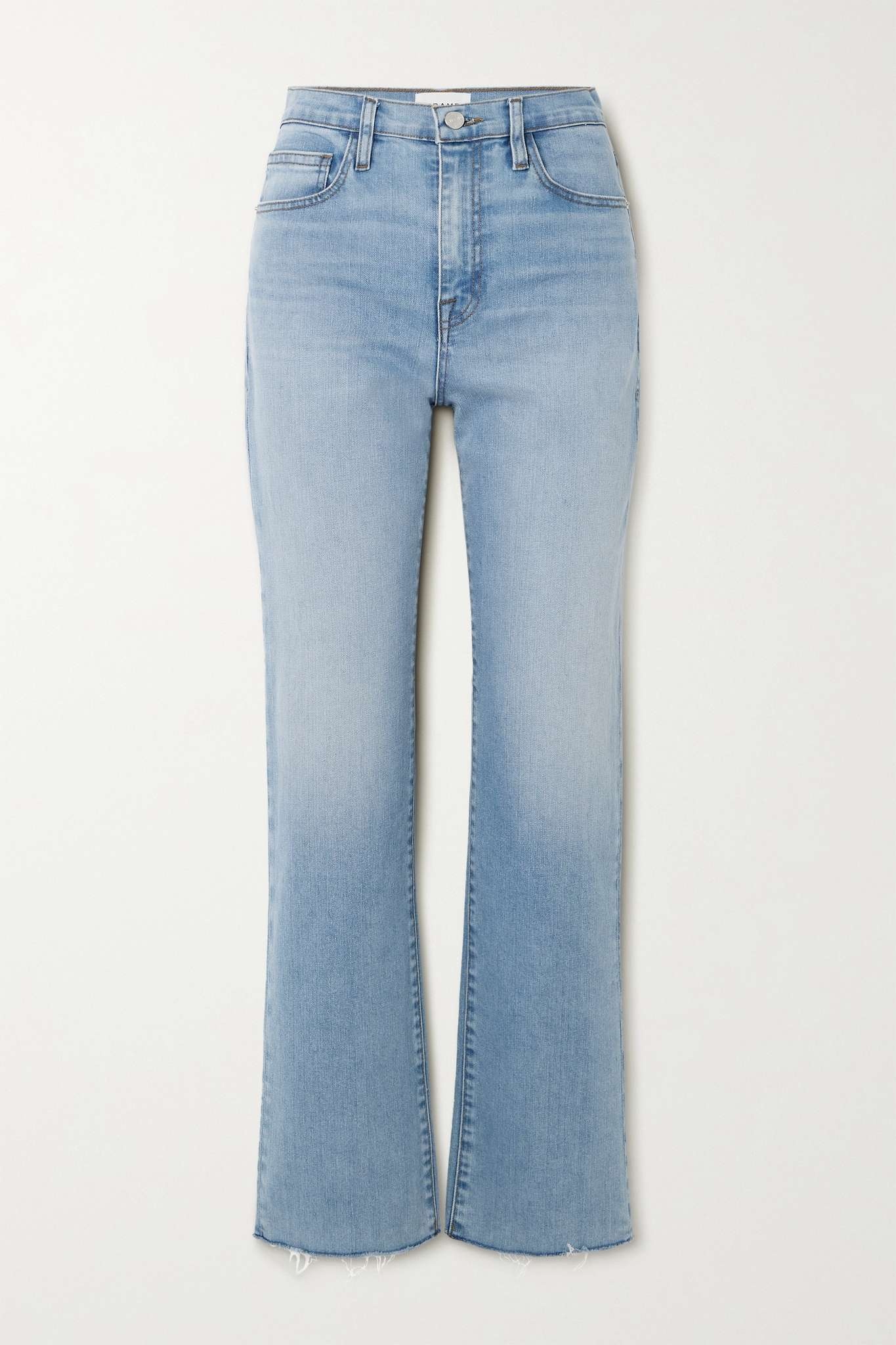 Le Jane Ankle cropped high-rise straight-leg jeans - 1