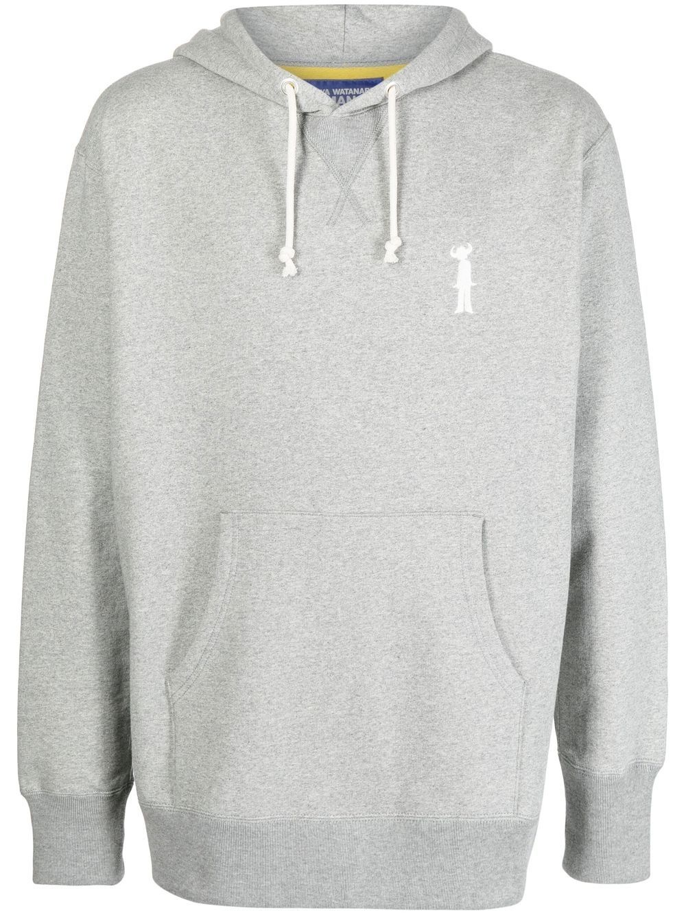 logo drawstring hoodie - 1