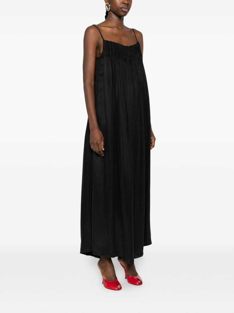 gathered-detail maxi dress 3