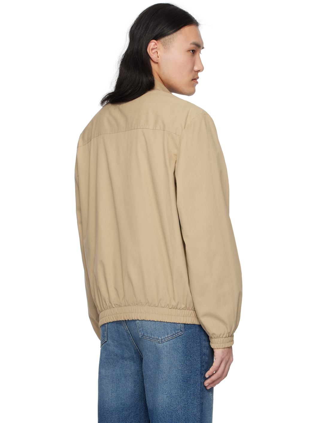 Beige Gilbert Bomber Jacket - 3