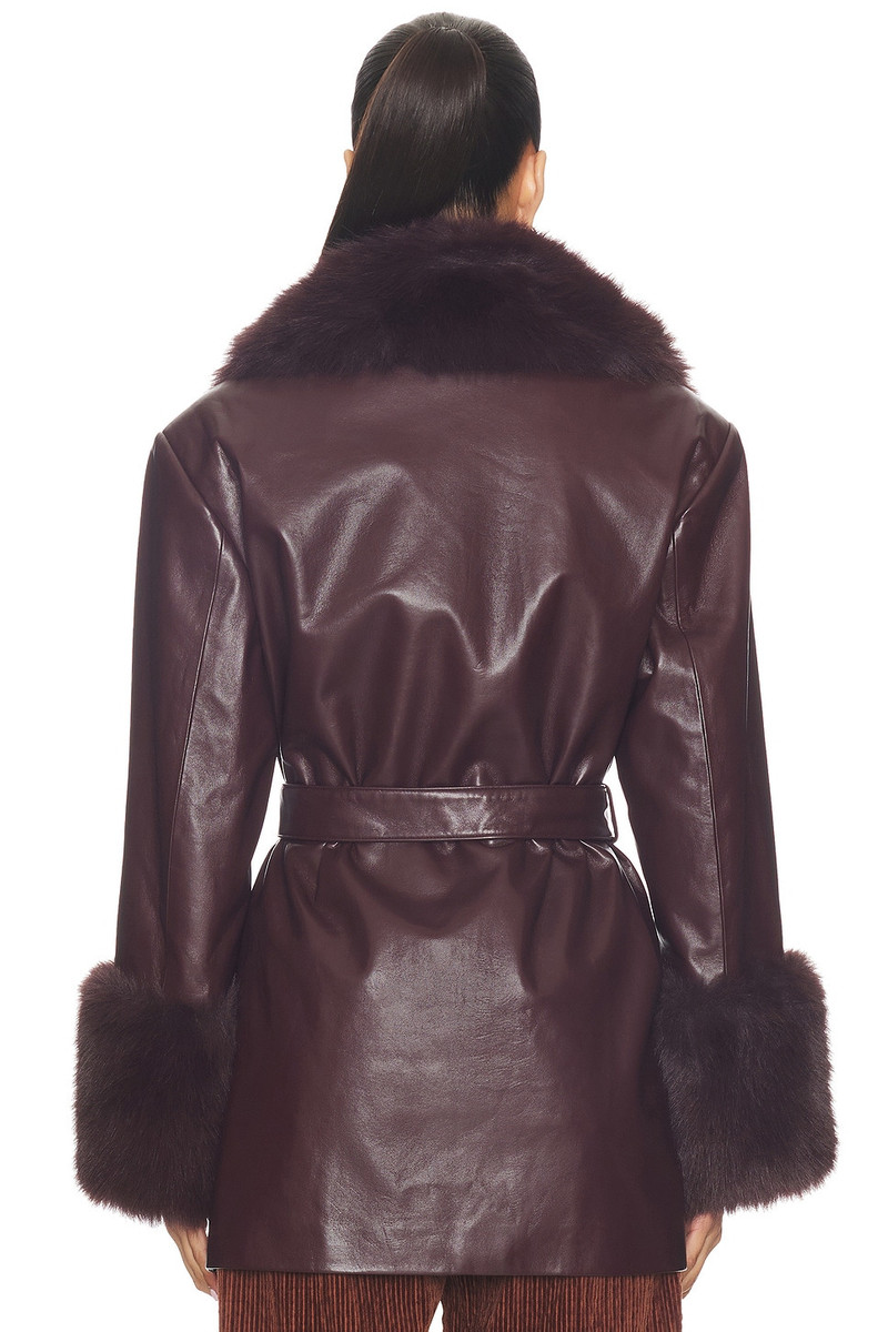 LAMARQUE Rosabella Faux Fur Blazer Coat outlook