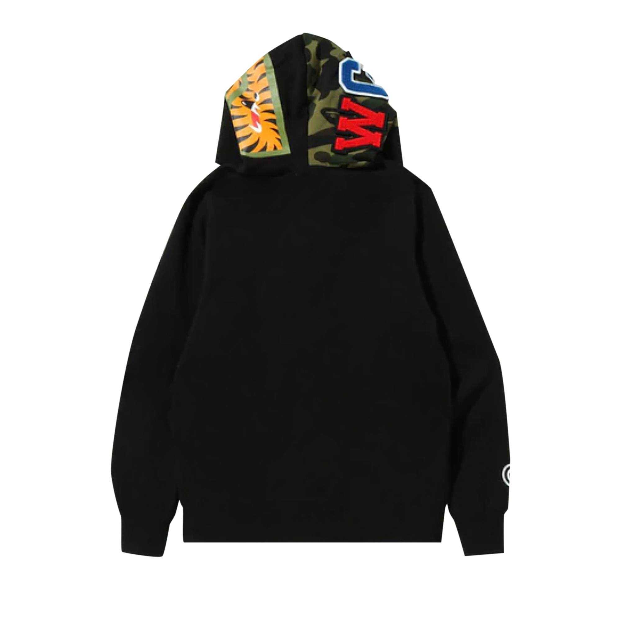 BAPE Detachable Shark Full Zip Hoodie 'Black' - 3