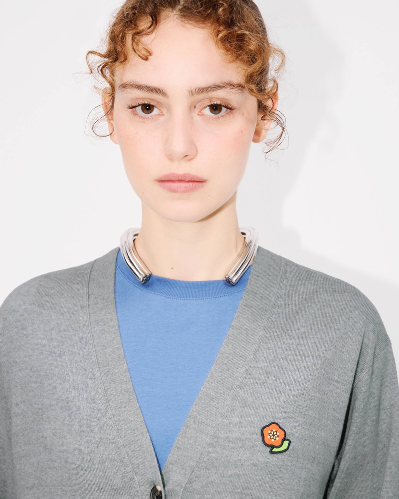 'KENZO Pop' embroidered cardigan in merino wool 6