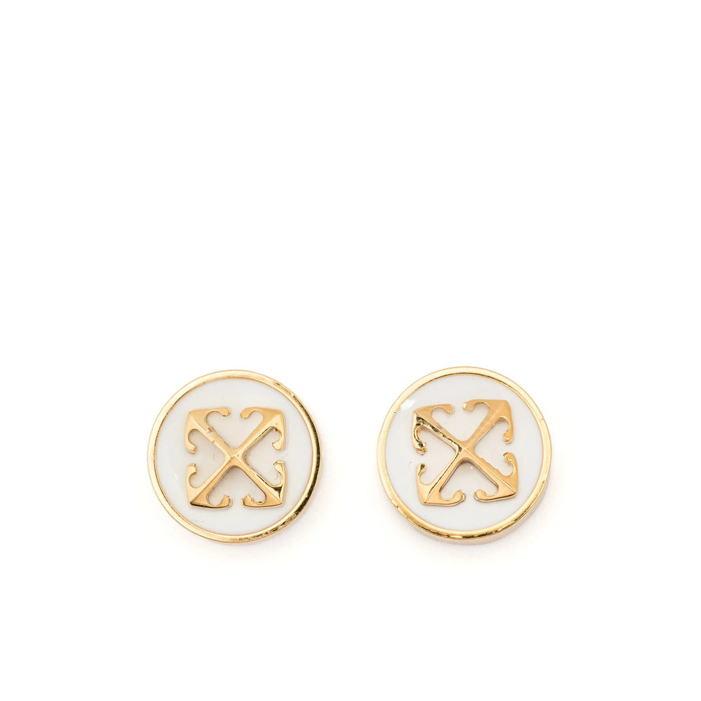 Off-White Gold Earrings Women - 1
