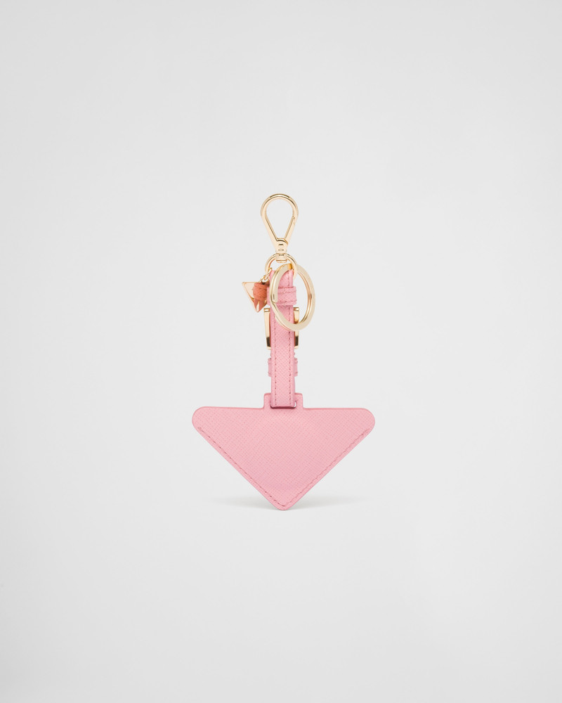 Saffiano leather AirTag holder 3