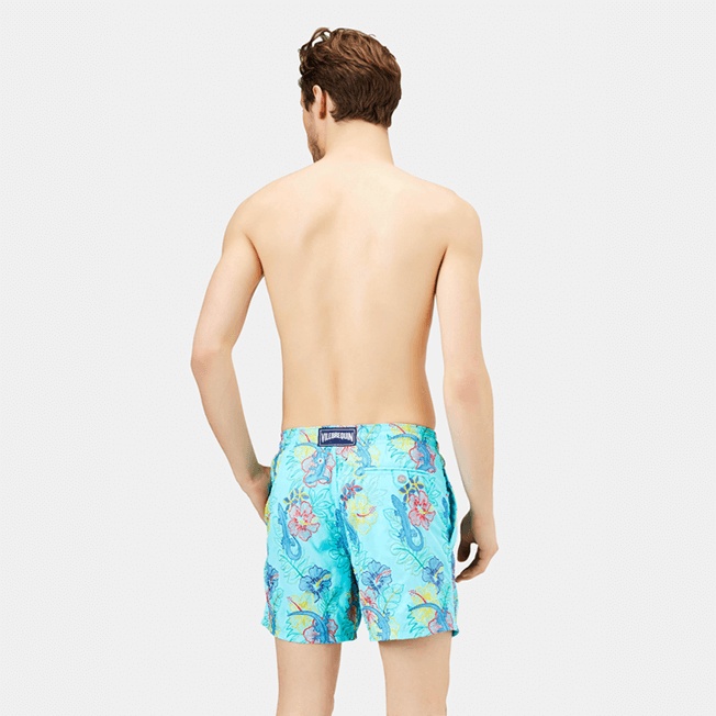 Men Swim Trunks Embroidered Les Geckos - Limited Edition - 4