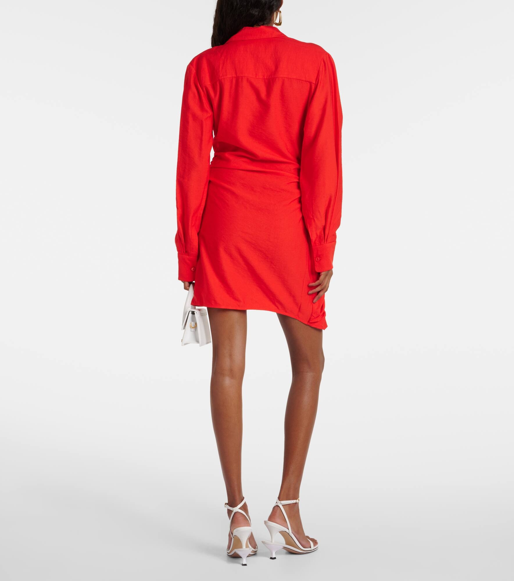La Robe Bahia draped shirt dress - 3