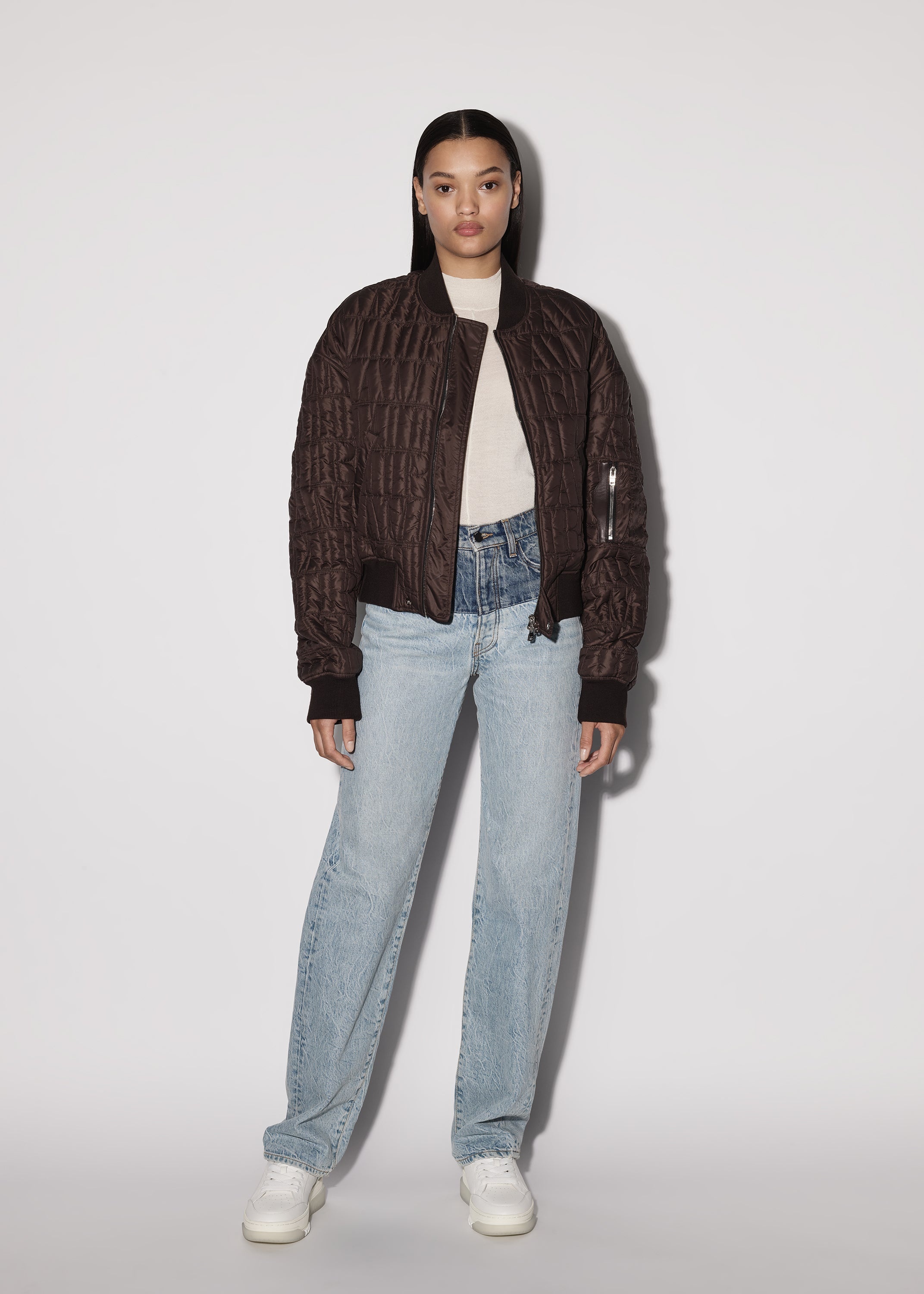 QUILTED AMIRI DOWN BOMBER - 3