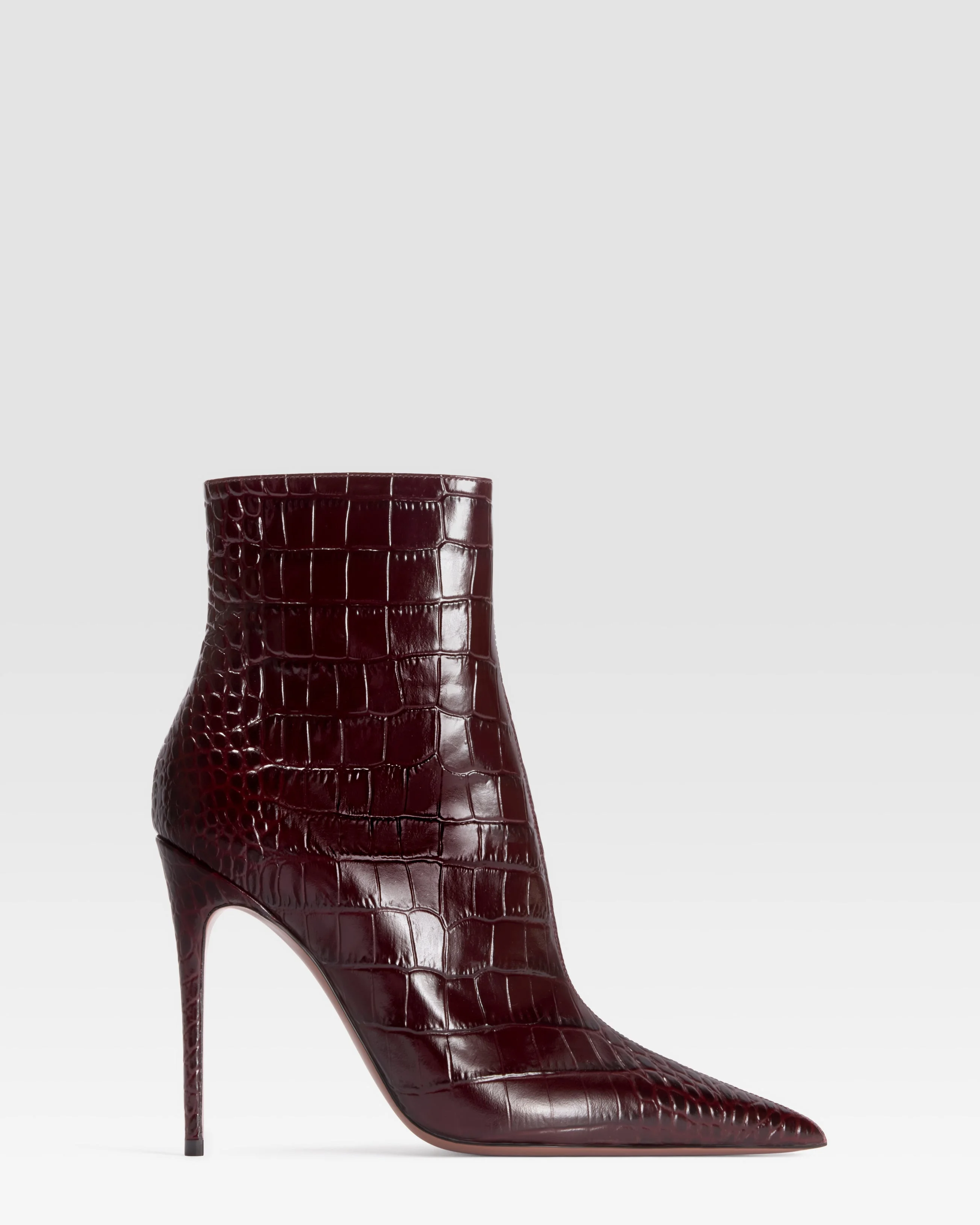 CROCO-PRINT ANKLE BOOT - 1